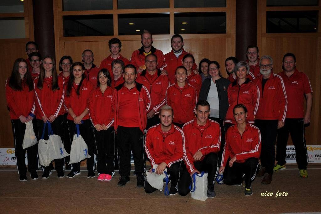 Team Austria beim Nationencup AUT-SUI-GER (Foto von Günter Nicolussi/facebook)
